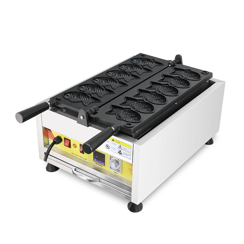 

Burn digital display snapper burner Electric heating 6 fish cakes Waffle machine Snapper burner grill Fish barbecue grill