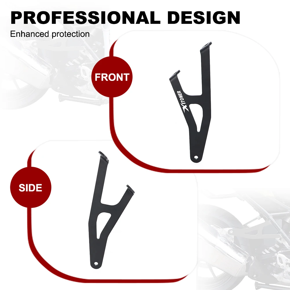 Fit For BMW R1250R R1250RS 2019 2020 2021 2022 2023 2024 Motorcycle Aluminum Exhaust Hanger Bracket Muffler Support Holder