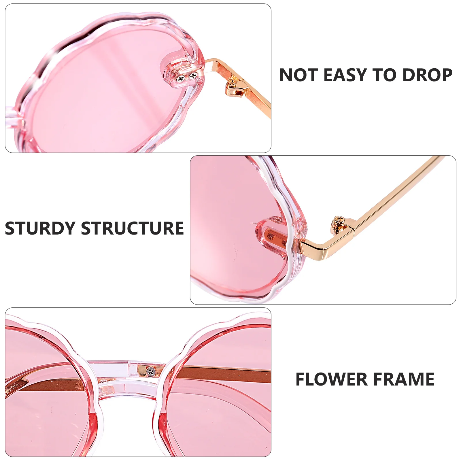 

1 Pair Kids Sunglasses Uv Protection Sun Shades For Children Fashion Eyewear Summer Outdoor Beach Travel