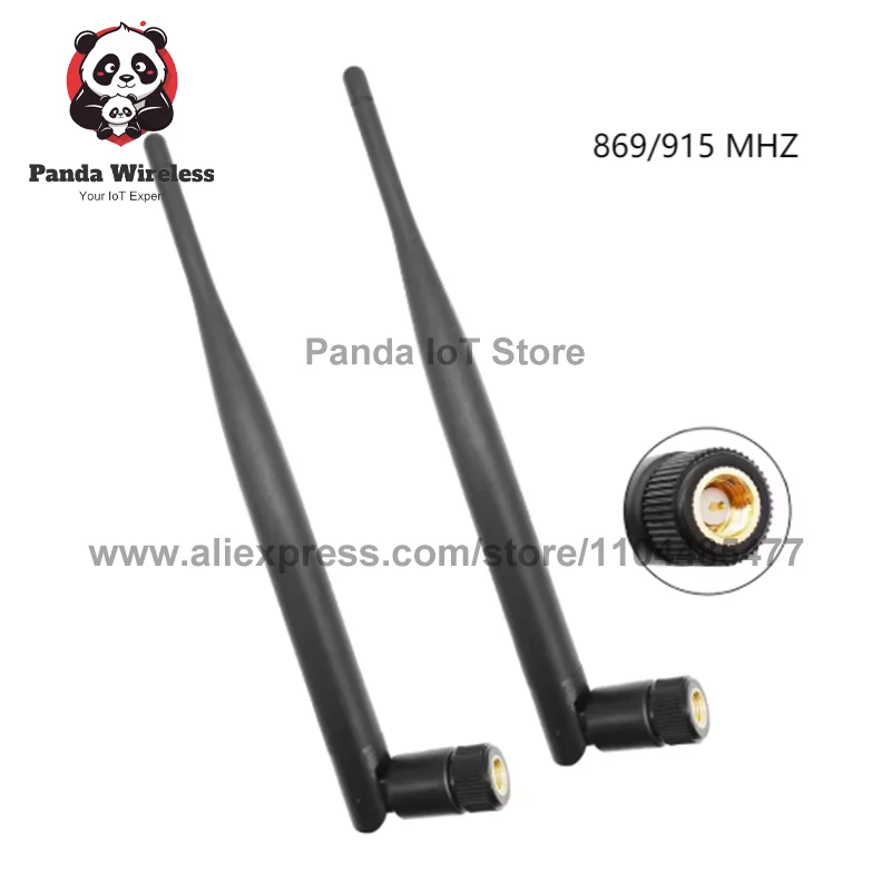 2 قطعة 19.5 سنتيمتر 2.4 جرام 4 جرام 433 متر 868/915 متر ميجا هرتز LoRa هوائي داخلي أومني المطاط الجوي 5dBi كسب SMA ذكر + 15 سنتيمتر تمديد كابل محول