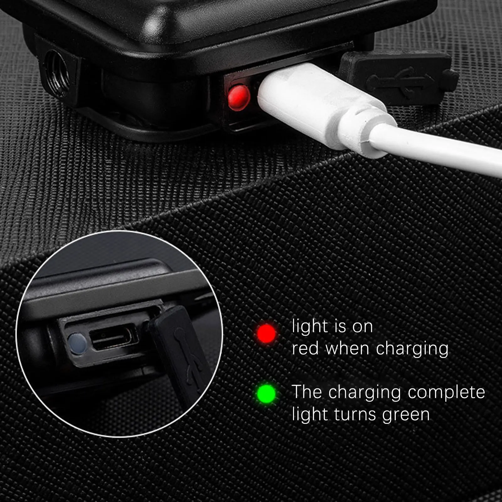 

Portable Keyring Flashlight Cob LED Work Light Rechargeable Via USB Type-C for Backpack Hook Outdoor Repair Emergency Lighting