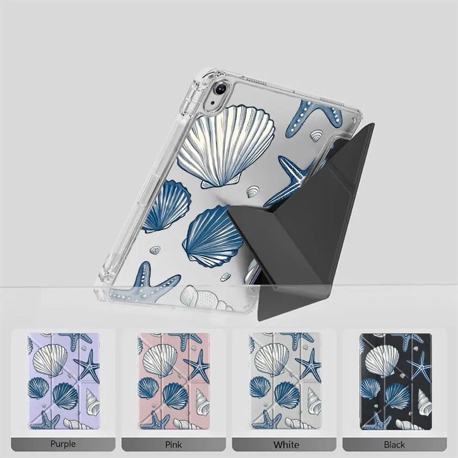 

Y-Fold Holder Cover Tablet Case For iPad Air 4 5 M3 M2 1 2 M4 11inch Pro 11th 10th 9th 8th 7th 12.9inch Pro 2025 Mini 6 7 Shell
