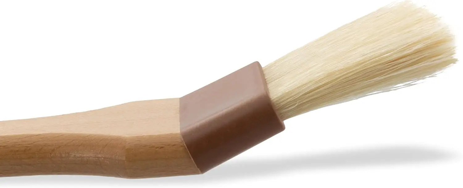 

SPARTA 4037000 Boarhair Angled Pastry Brush, Basting Brush with Handle Hole, 16'L x 2'W, Wood Handle