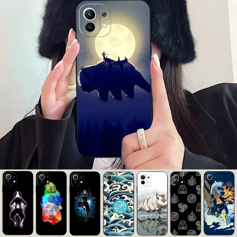 Avatar The Last Airbender Phone Case For Xiaomi 12 12Pro 11 11i 11T 11X 10 10i 10S 9 9T Pro Youth Ulltra MIX4 CIVI Black Solt