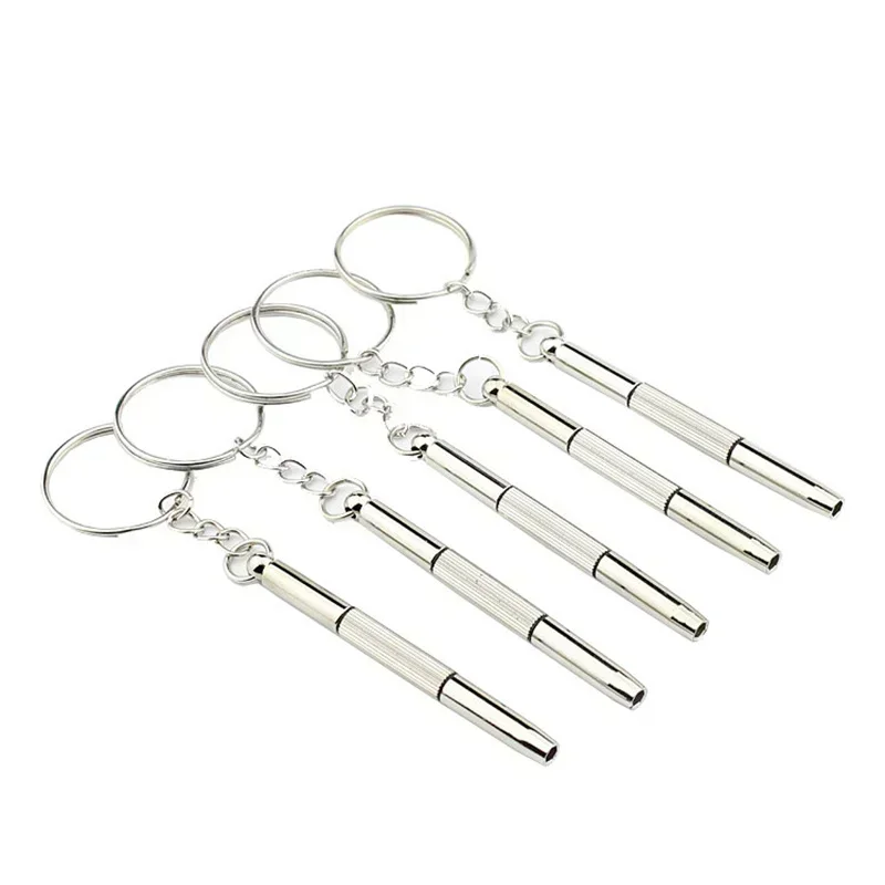 Mini tournevis 3 en 1 pour lunettes optiques, 1 pièce, kit de réparation de montre portable, outils ménagers pratiques, outil à main