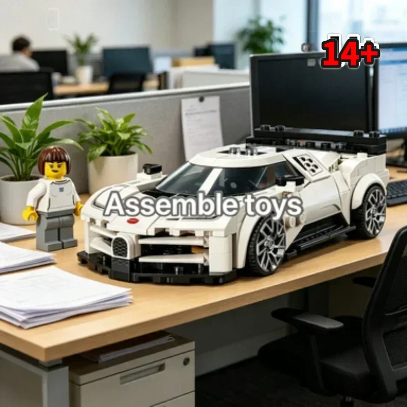 brinquedo-de-construcao-bandai-bricks-design-premium-lancamento-77240-carro-esportivo-presente-de-aniversario-para-escritorio-compativel-com-blocos-lego