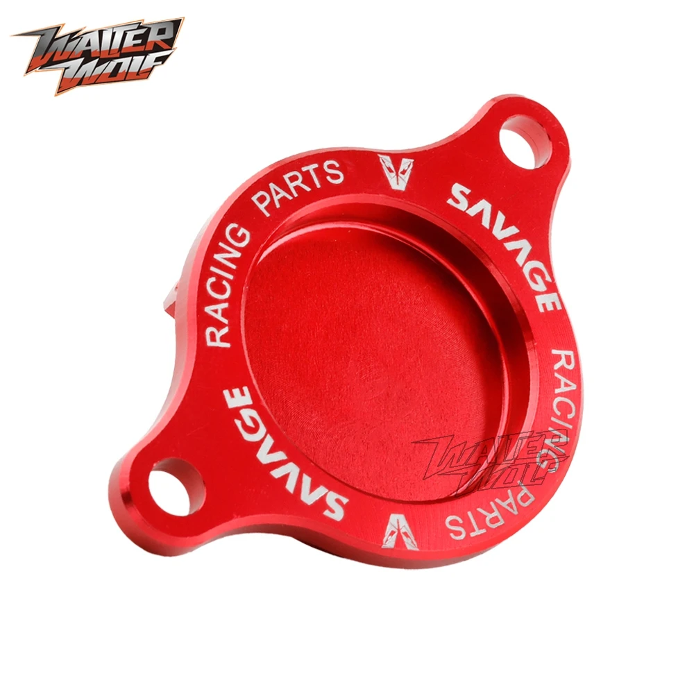 CRF450 Motocross Enduro Engine Oil Filter Cover Plug Cap For Honda CRF450R CRF450X TRX450R TRX450ER CRF TRX 450 R/X 2002-2017