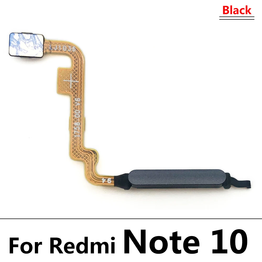 5Pcs/Lot, For Xiaomi Redmi Note 10 5G Fingerprint Sensor Home Button Ribbon Flex Cable For Redmi Note 10 Pro Fingerprint Sensor