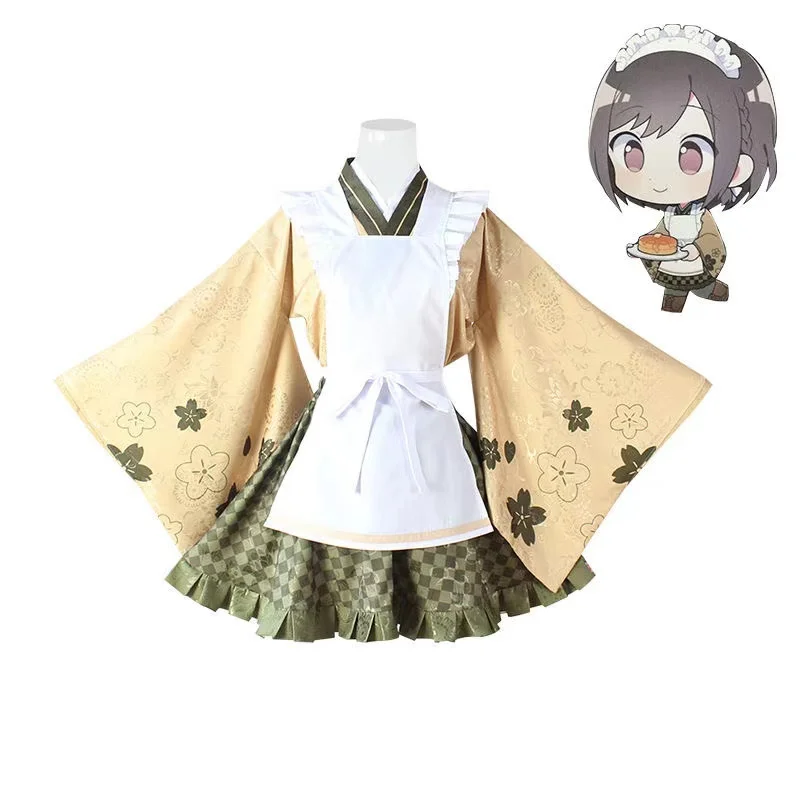 Cosplay World Plan Color Stage Coswear Dongyun Painting Name Kimono Lolita Skirt Sexy Set