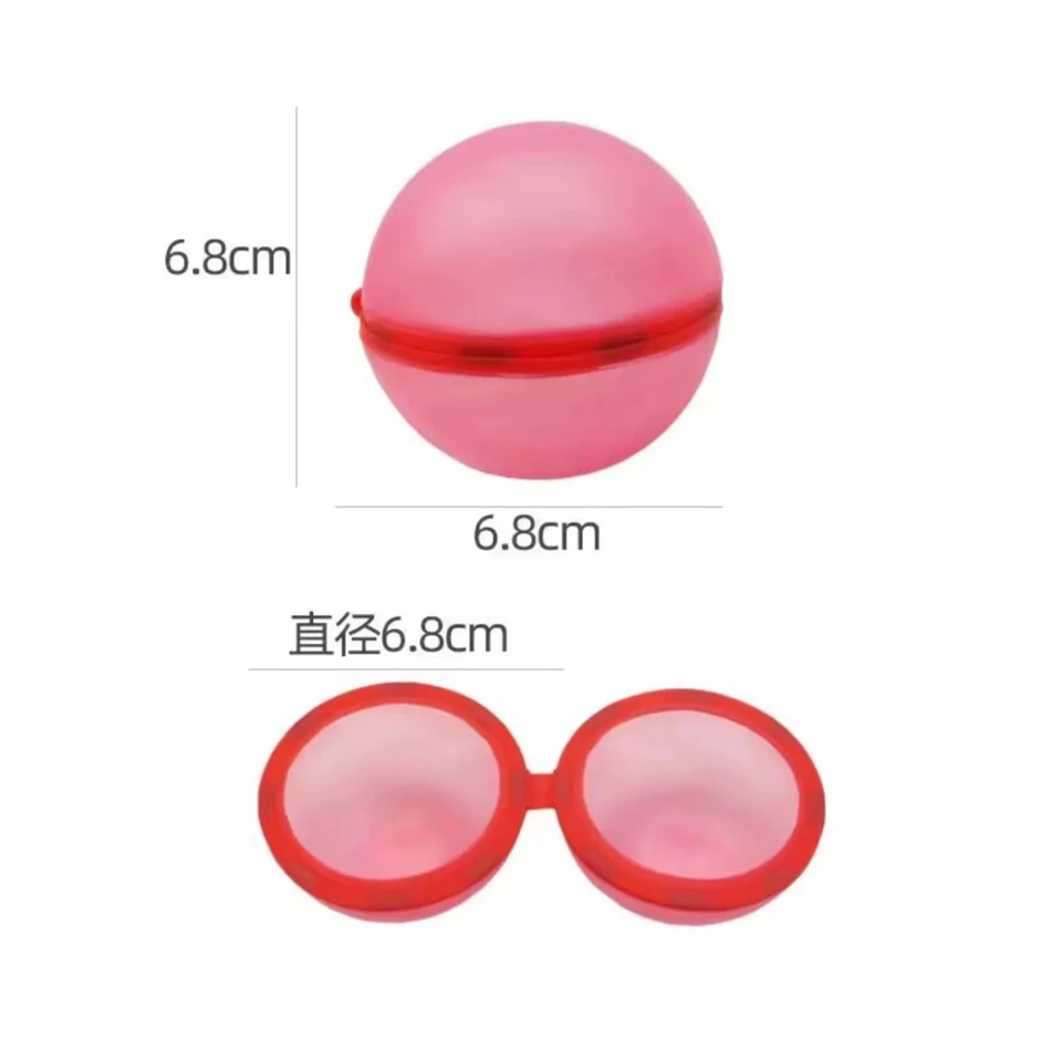 Magnetic Reusable Water Balloons Refillable Water Balloon Quick Fill Self Sealing Water Bomb Splash Balls for Kids Swimming Pool