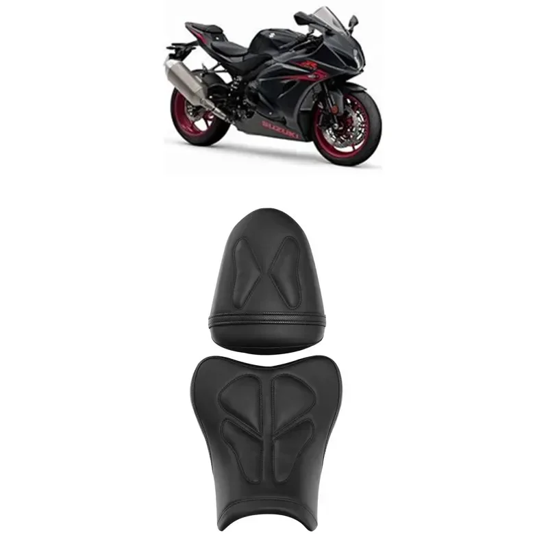 For Motorcycle Acsessories Front & Rear Seat Cushion For Suzuki GSXR1000 GSXR-1000 2007 2008