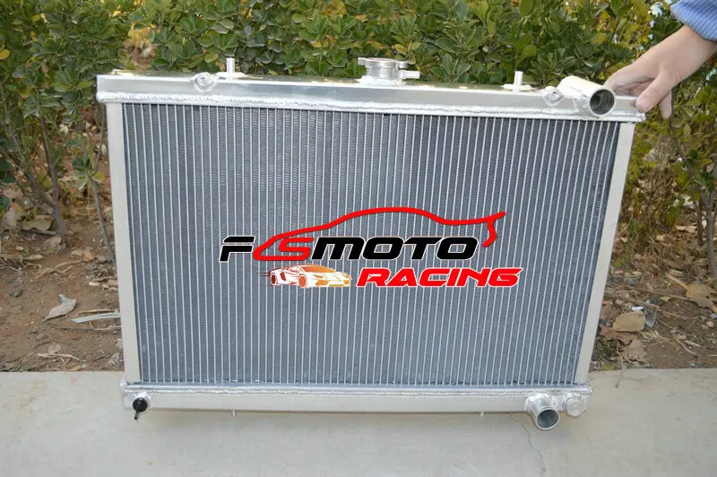 For Nissan Skyline GTR/GTS-4 GTS-T R32 BNR32/HCR32/ECR32 RB26/RB20 Manual MT Aluminum Radiator+Fans