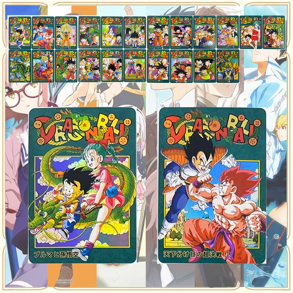 Anime Dragon Ball DIY ACG Vados Chichi Bulma Beautiful Girl Card Premium Shiny Collectible Card Christmas Birthday Gift