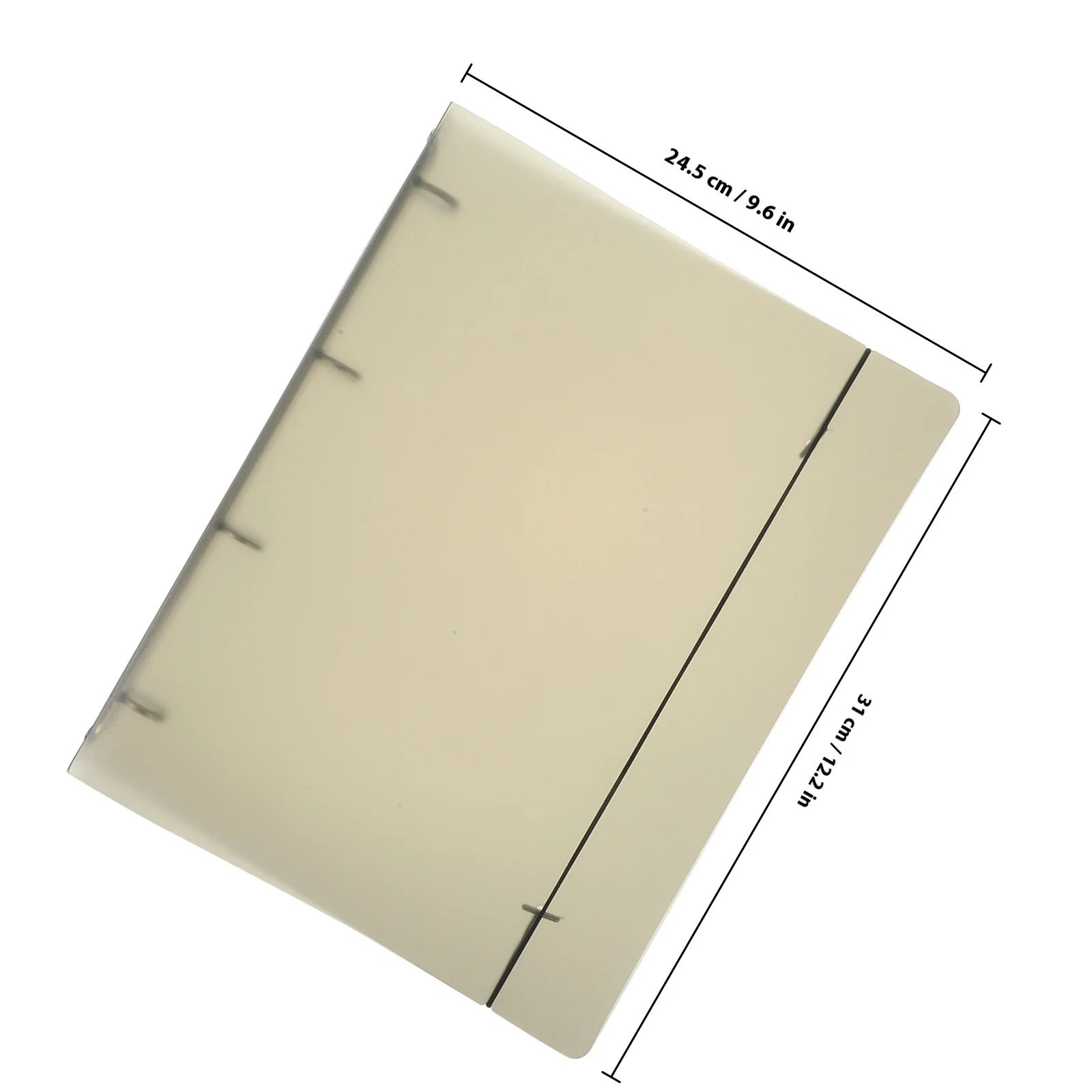 توسيع مجلد الملفات المحمولة منظم المستندات البلاستيكية سعة كبيرة حقيبة التخزين لأوراق A4 إيصالات بطاقات الأعمال متعددة #4