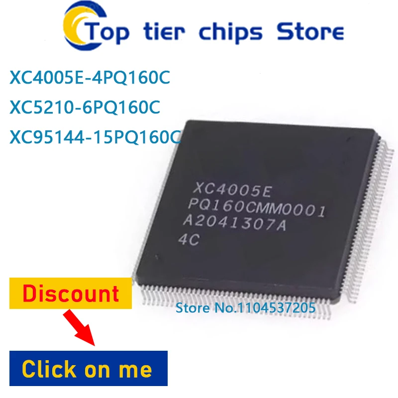 

1-5 шт./лот XC4005E-4PQ160C XC5210-6PQ160C XC95144-15PQ160C QFP160 100% НОВЫЙ