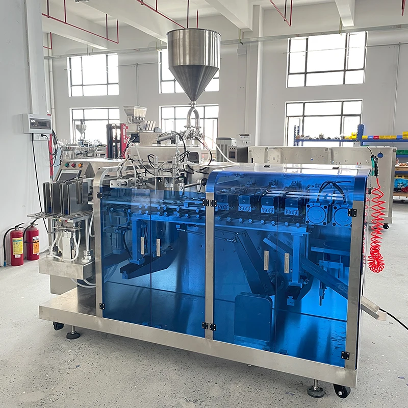 Automatic Doypack Liquid Filling Sealing Machine Candy Doypack Machine Jelly Doypack Beverage Pouch Filling