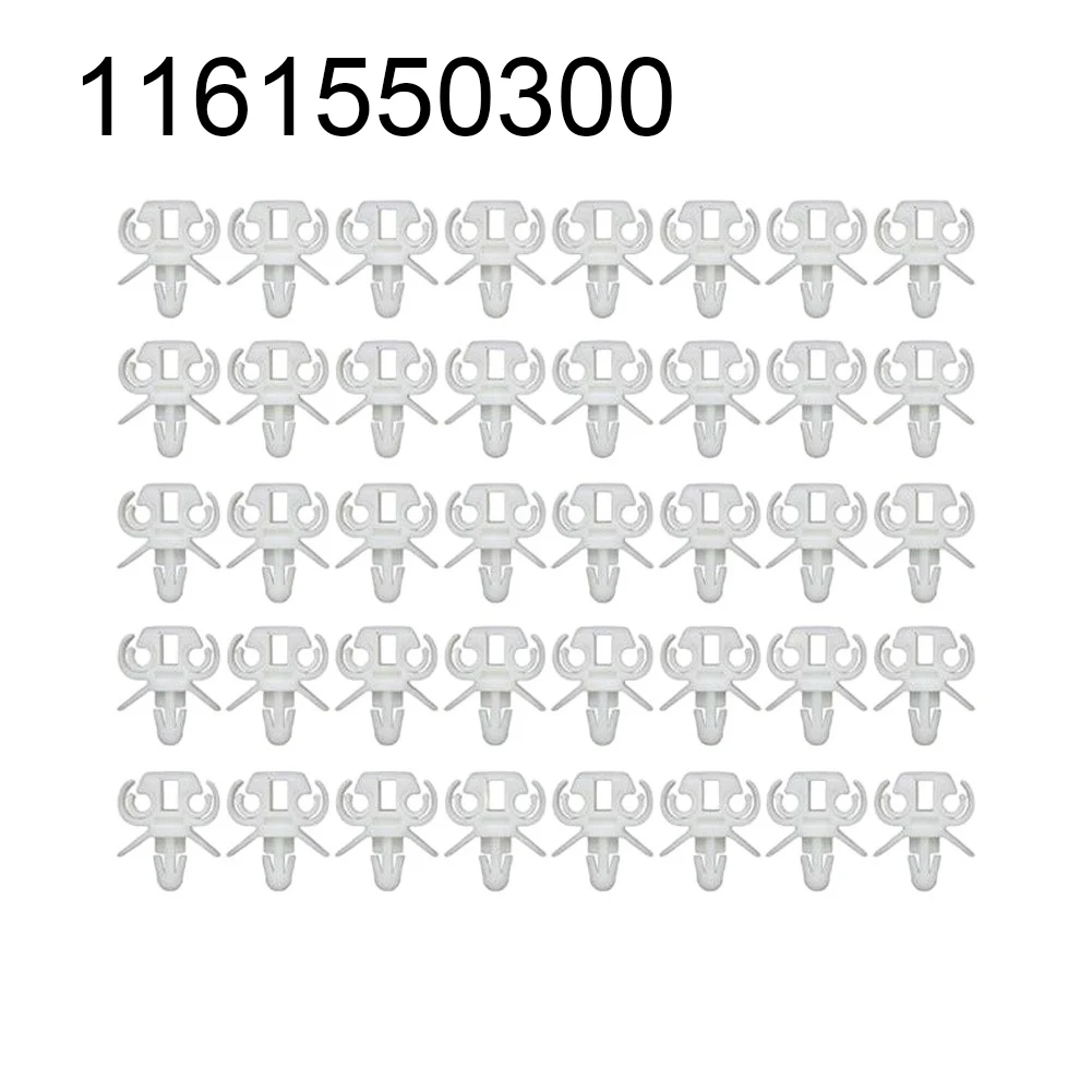 40pcs Car Brake Line Retaining Clip 281611767 281-611-767 1161550300 For Sharan For Cadillac For T2 For T3 For T4 Buses Plastic