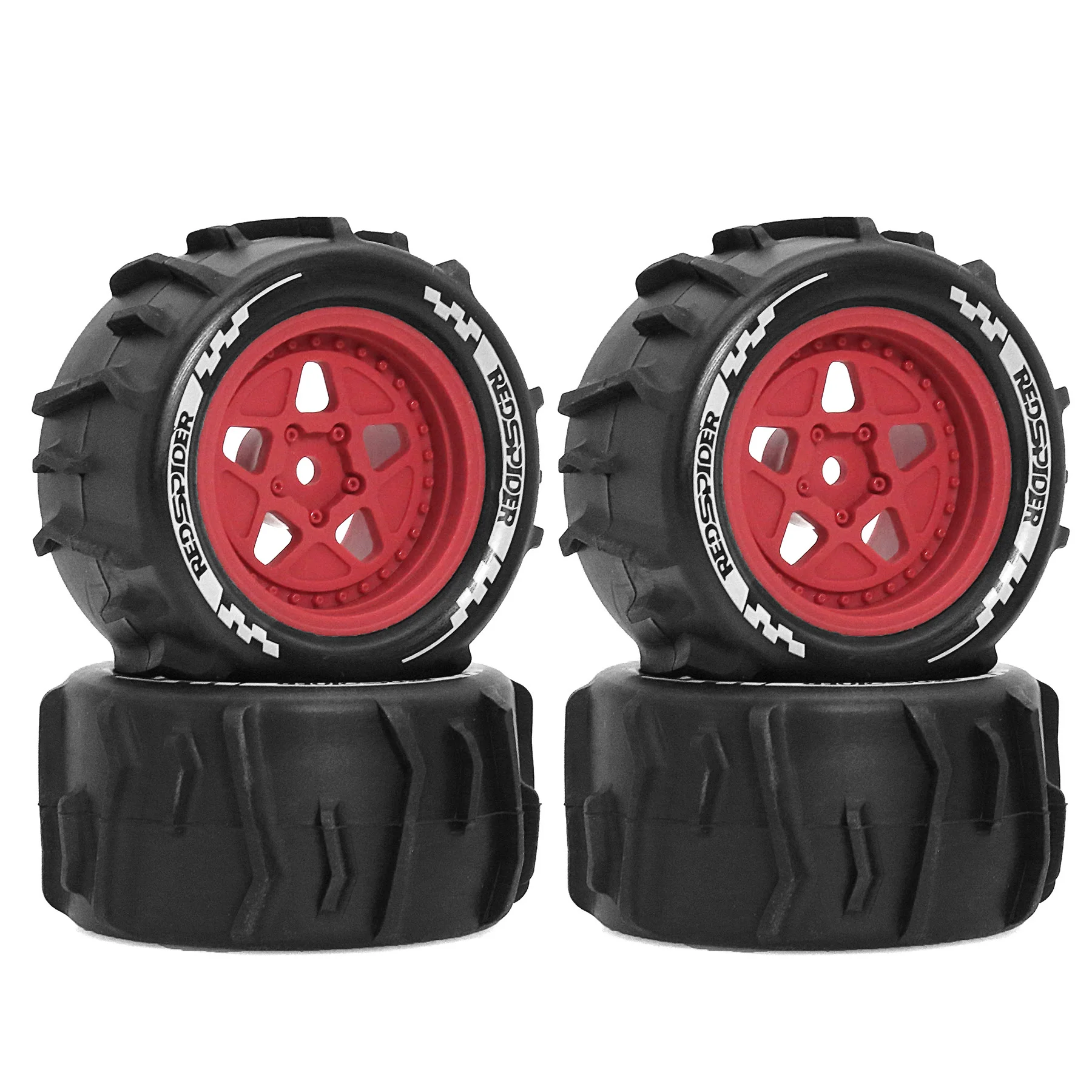 

Радиоуправляемые шины 1/18 для гранита, радиоуправляемой машины 1/18, шины RC Monster Truck, колеса и шины для вездеходных грузовиков