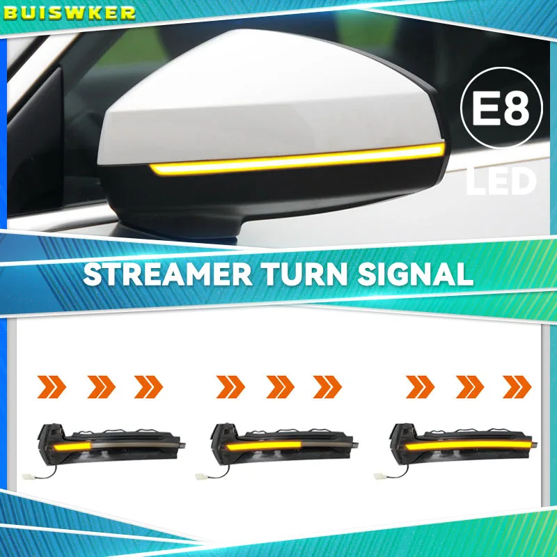 

2 шт. динамический указатель поворота, светодиодный индикатор бокового зеркала, мигалка, повторитель света для Audi A3 8V S3 RS3 2013-2020