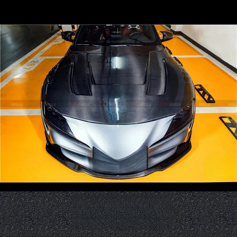 High Quality Suitable for SUPRA A90 Modified Carbon Fiber Engine Cover Hood 4