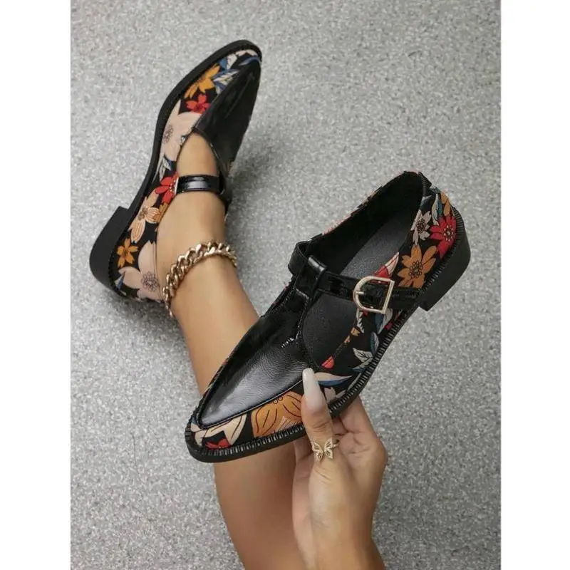 

New Mary Jane oes High Heel Faionable Breathable Leather Slip-On Women's oes for Ci Walk Middle-Aged And ly