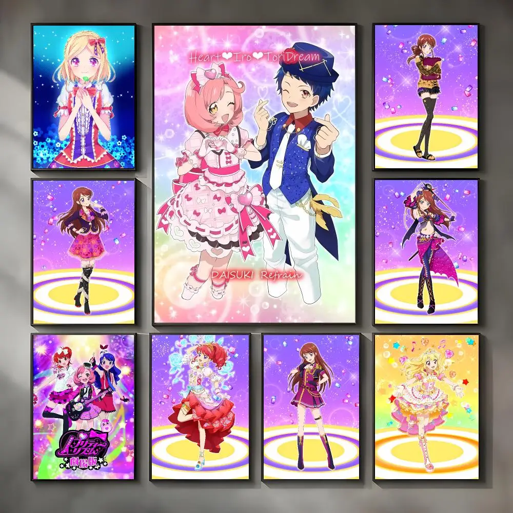 Music Anime P-pretty Rhythm All Star Selection Poster Modern Interior Wall Decor & Trendy Home Highlights