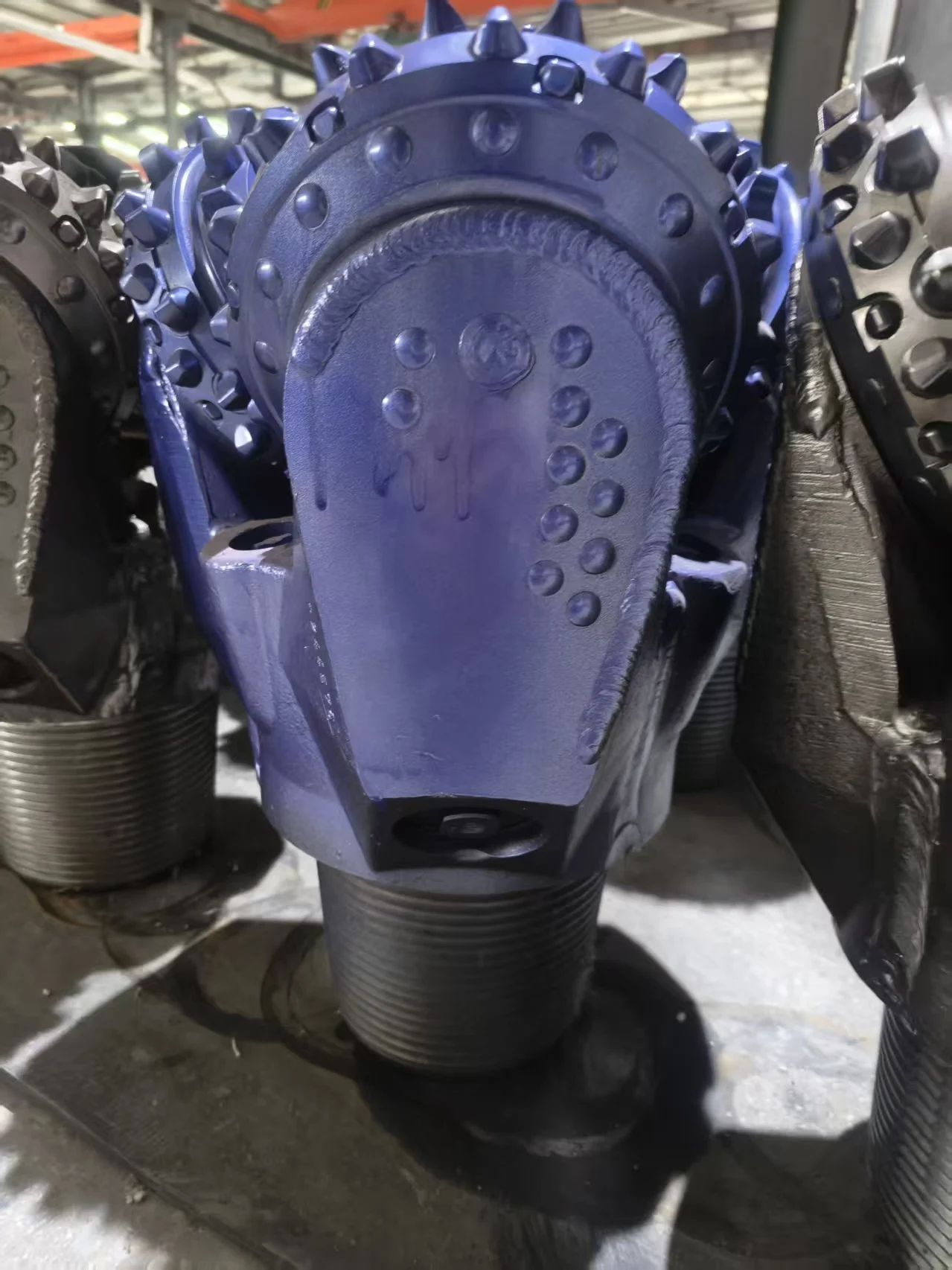 Broca tricónica de aço carbono forjado de 12 polegadas para perfuração de poços de água