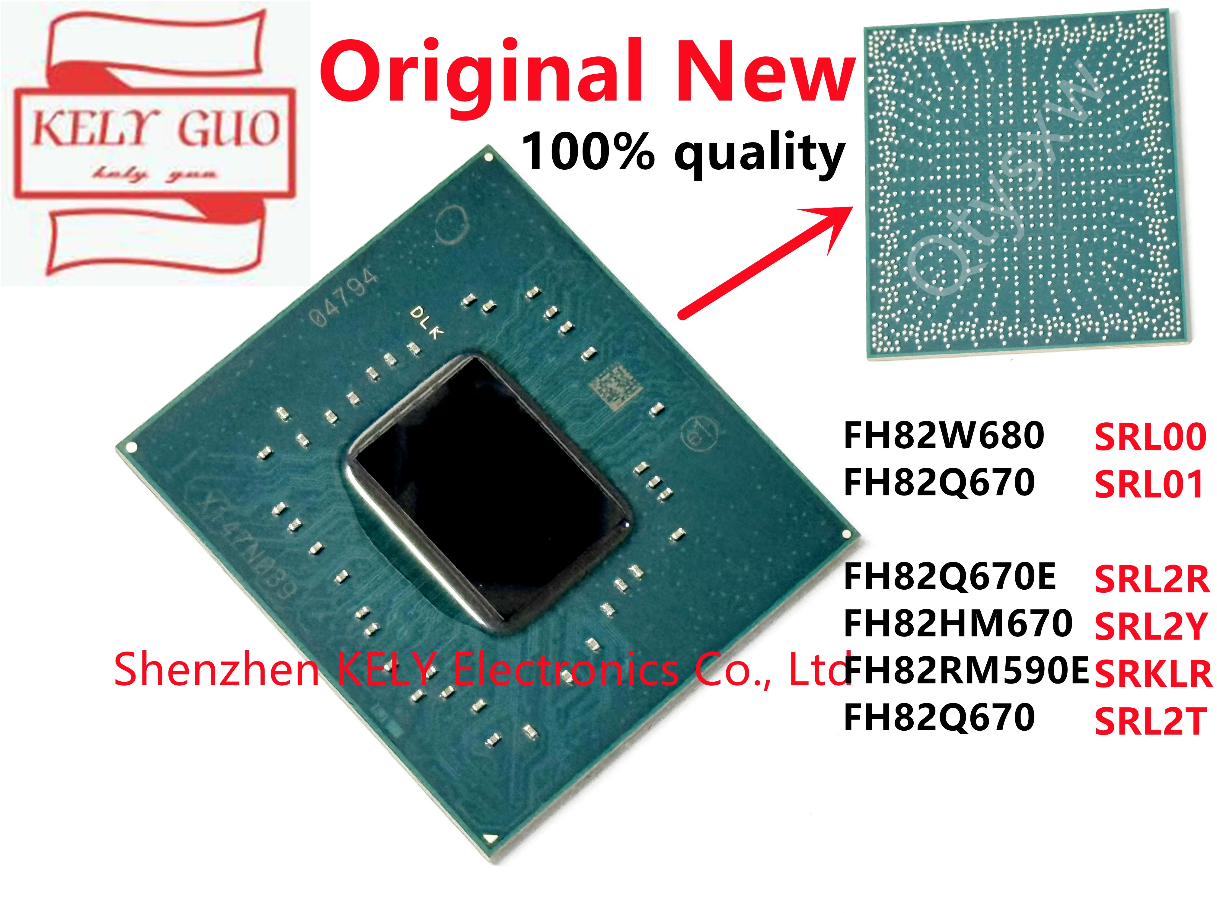 Imagem -02 - Chipconjunto Bga Fh82w680 Srl00 Fh82q670 Srl01 Fh82q670e Srl2r Fh82hm670 Srl2y Fh82rm590e Srklr Fh82q670 Srl2t 100 Novo