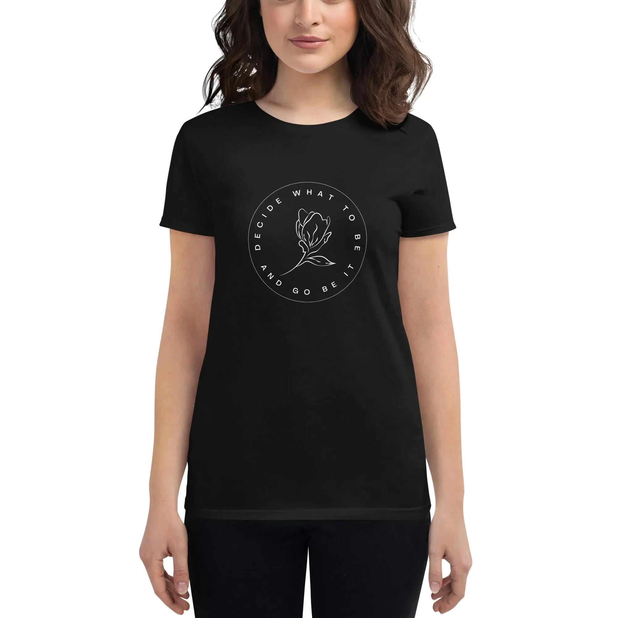 Decide what to be and go it Avett Brothers Women s short sleeve T Shirt