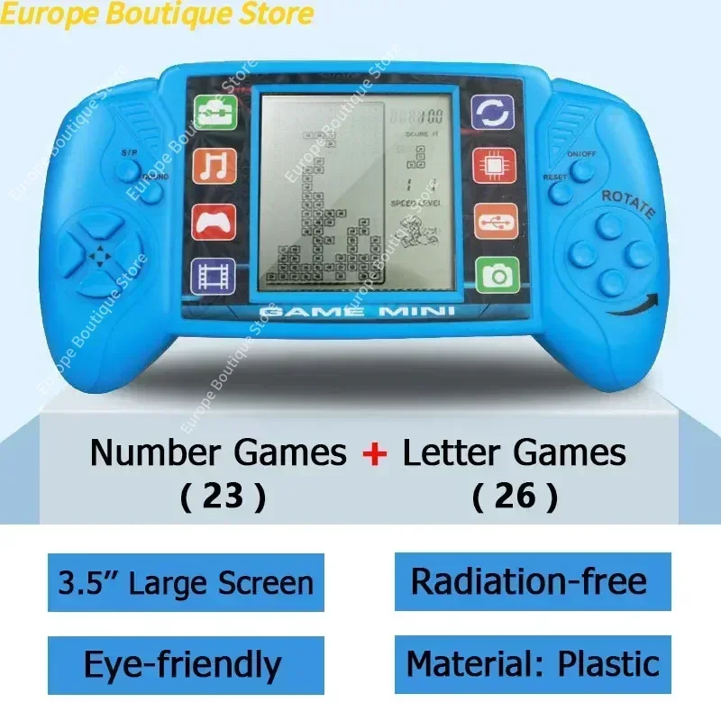 3.5 Inch Large Screen Pocket Handheld Game Players Classic Retro Game Machine Kids Children Electronic Toys Game Console