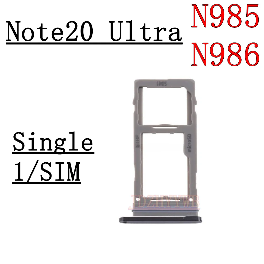 Dual Single Chip SIM Card Tray For Samsung Galaxy Note20 Ultra 5G