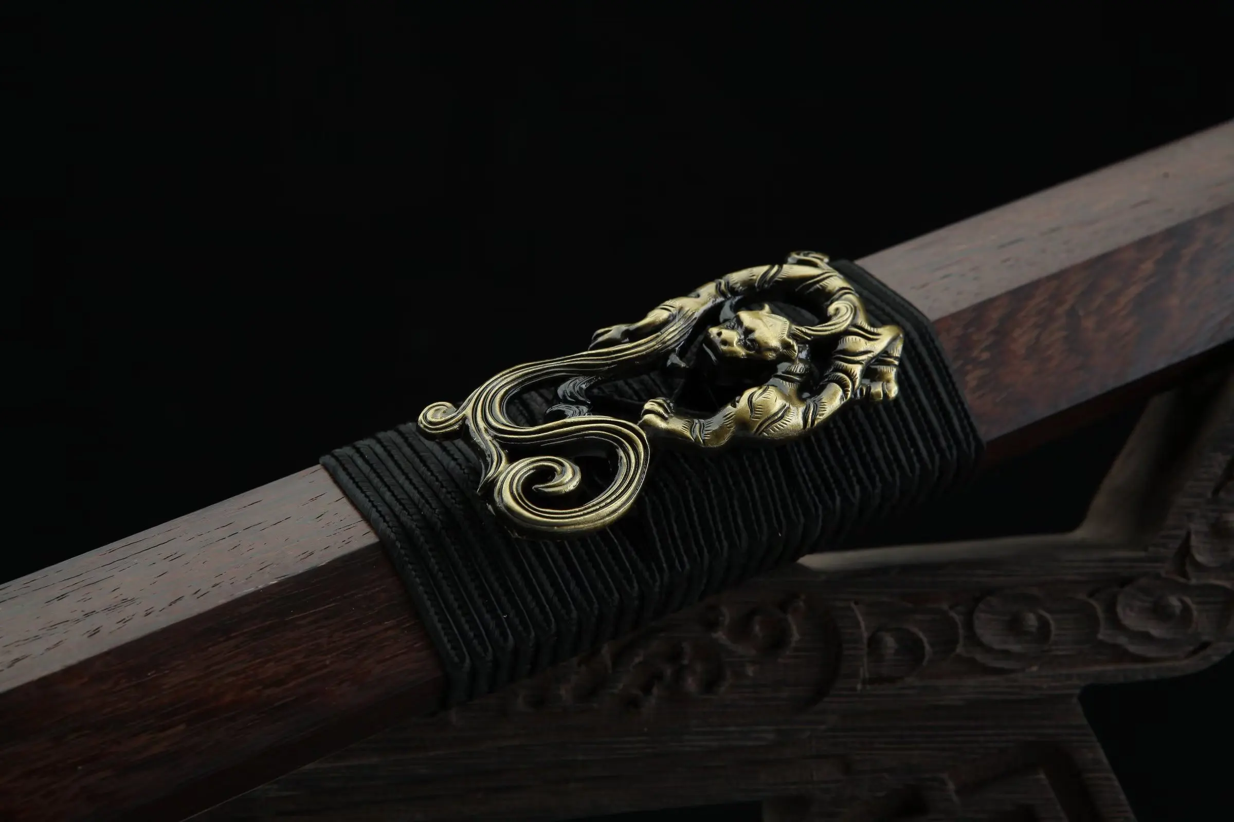 106cm Middle Ages cosplay martial arts kung fu Samurai Sword  Real katana with Damascus blade - Gift for a warrior who practices