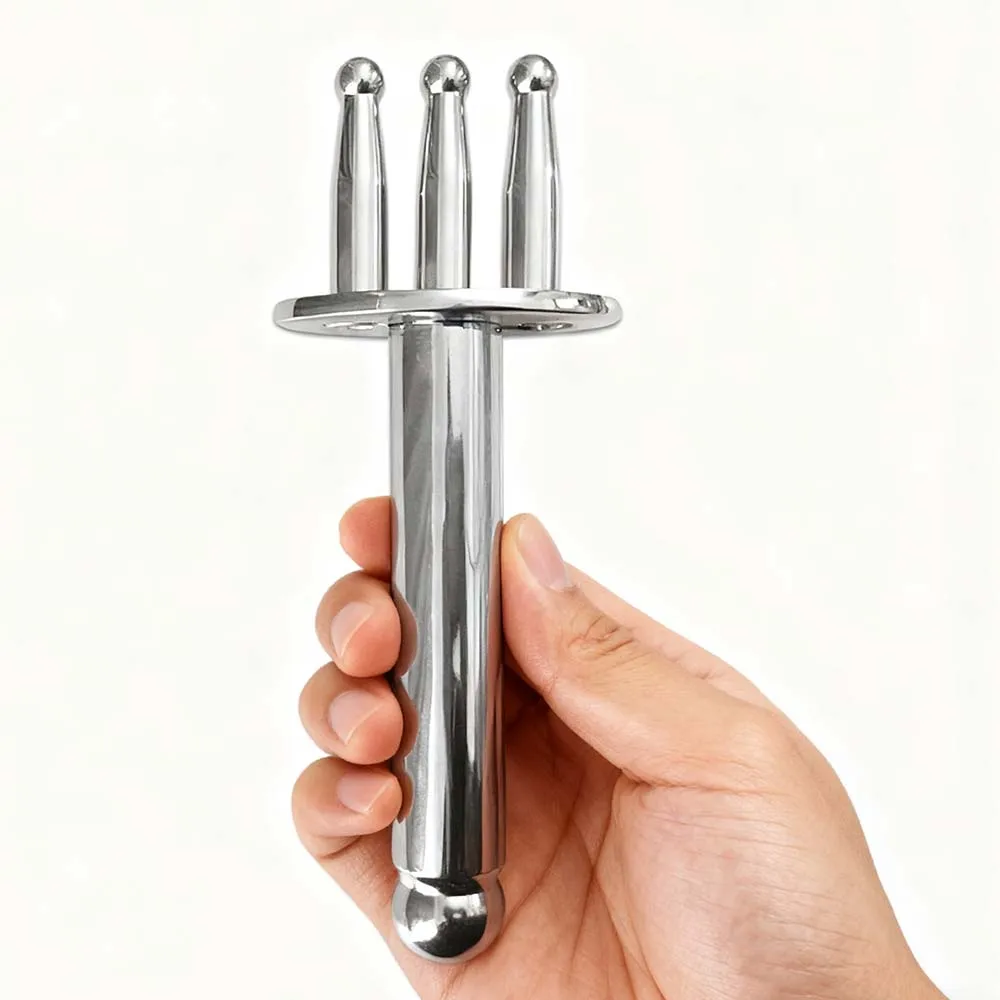 

Magnetic Massage Stick, Lymphatic Acid Drainage Magnetotherapy Pen Fork Meridian Points Magnetotherapy Fork Body Face Massager