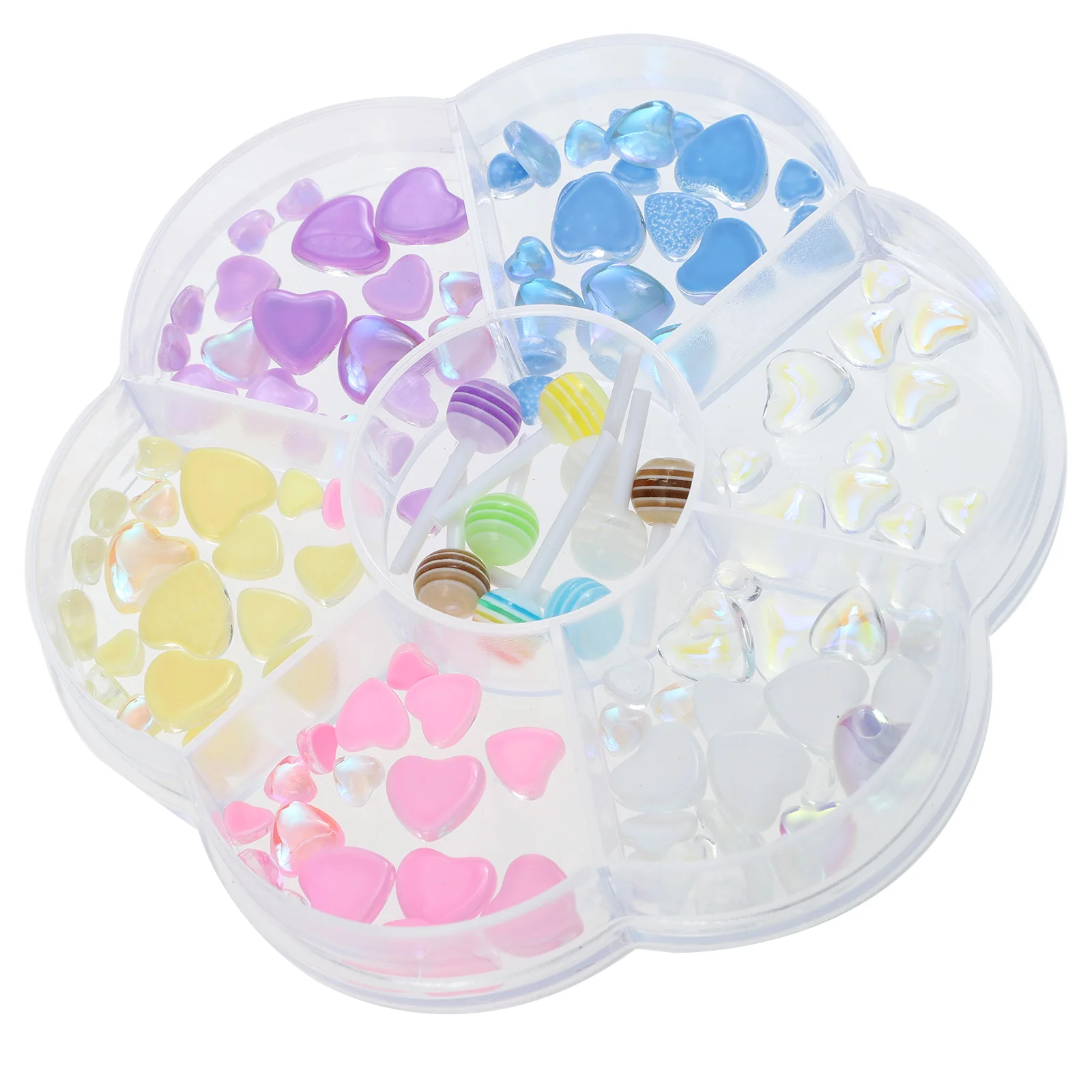 

Love Glass Diamond Jewelry Nails Charms Parts Decoration Decorations for Heart Gems Kawaii