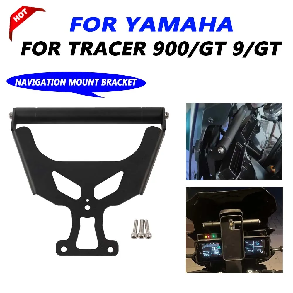 

Motorcycle Phone GPS Navigation Mount Bracket Handlebar Bar Extension Stand Holder For Yamaha Tracer 9GT 900GT 9/900/GT 2024