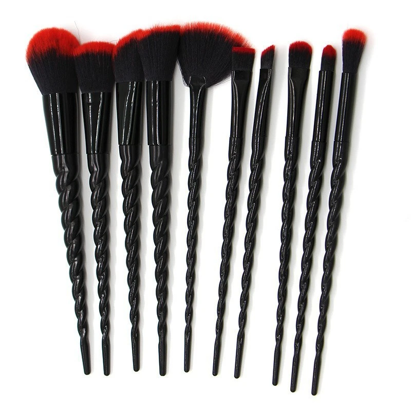Reichhaltige Zähigkeit, schöne Haptik, Metallzwinge, Schraubgriff, Kosmetikpinsel-Set für Augen-Make-up mit individueller Anpassung