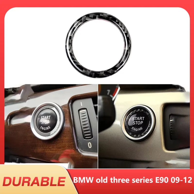 The Ring For The Start Stop Switch Button Of The Car Engine Suitable ForBMW Old Three Series09-12 E90E92E93 Interior Accessories