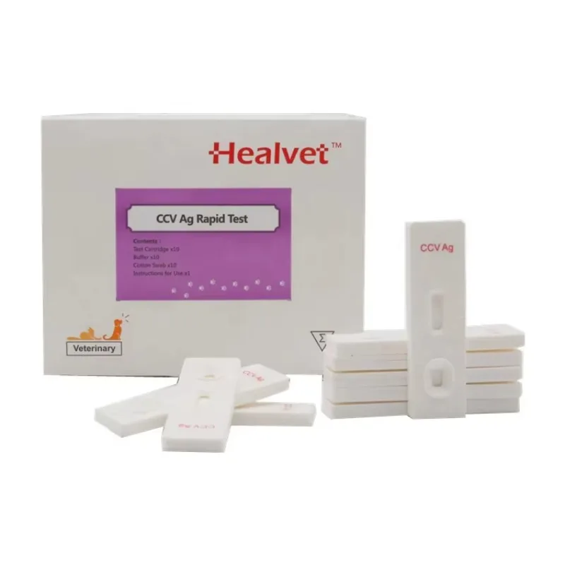 Healvet High Accuracy Sensitivity Veterinary Diagnostic Pet Canine CCV Ag Rapid Test Kit