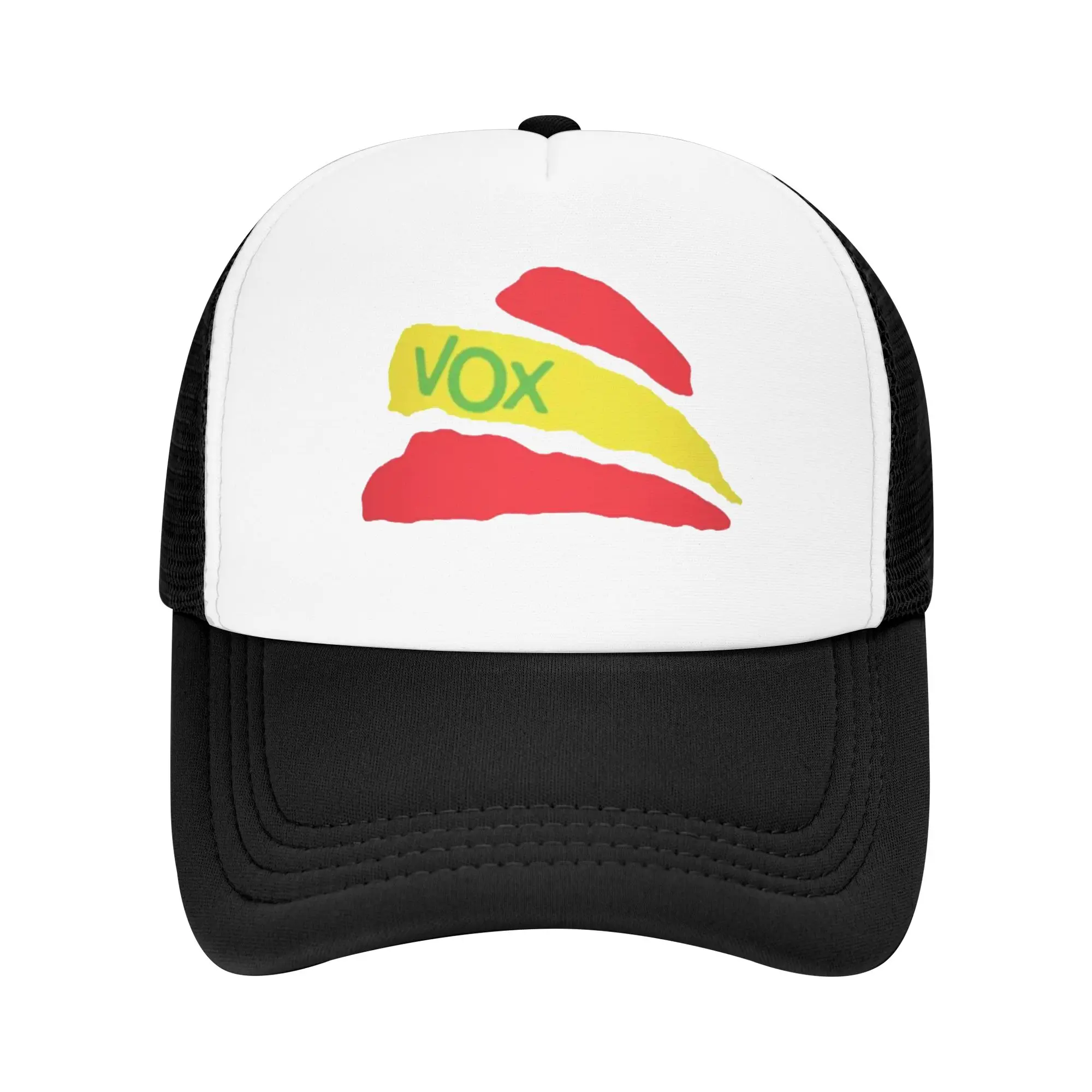 Graffiti Drawing Vox Spain Flag Political Party 2026 Sport Mesh Baseball Caps Women Men Custom Women Beach Dad Hat Trucker Cap