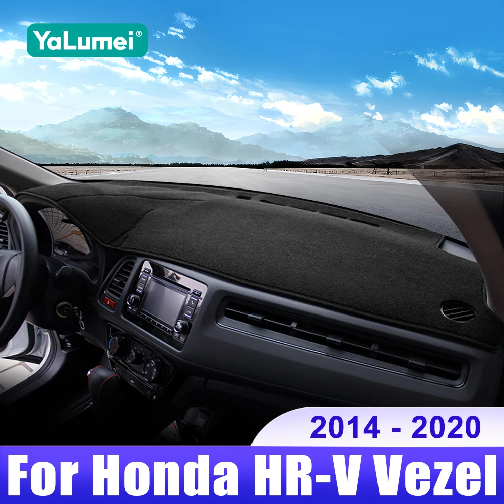 

For Honda HR-V HRV Vezel 2014 2015 2016 2017 2018 2019 2020 Car Dashboard Sun Shade Cover Mat Non-slip Pad Accessories