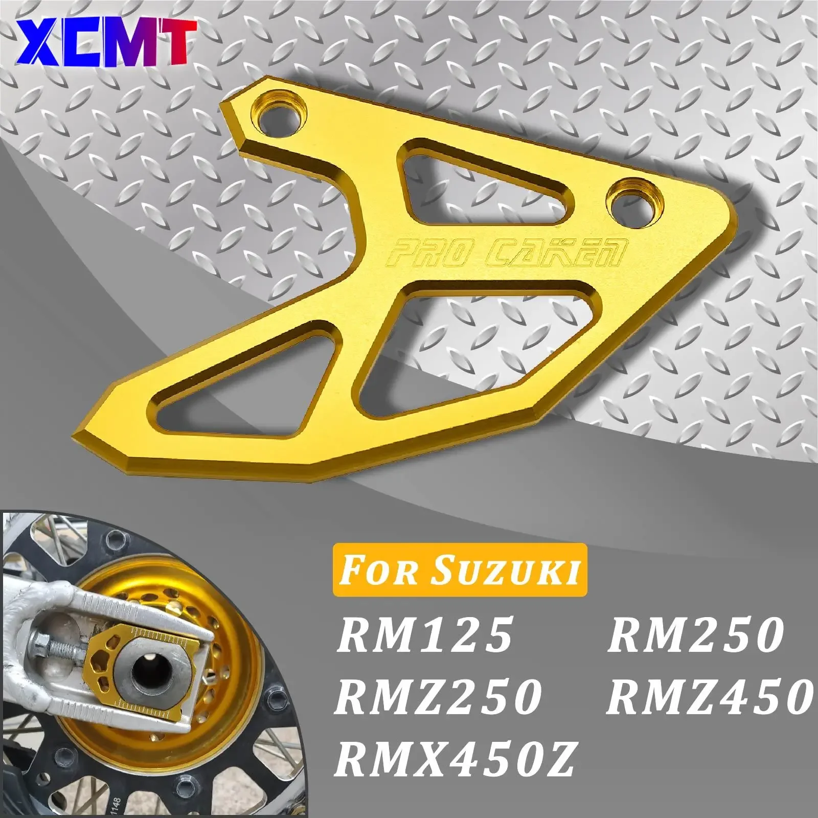 

Motorcycle CNC Rear Brake Disc Guard Protector Cover For Suzuki RM125 RM250 RMZ250 RMZ450 RMX450Z RM 125 250 Z250 Z450 RMX 450Z