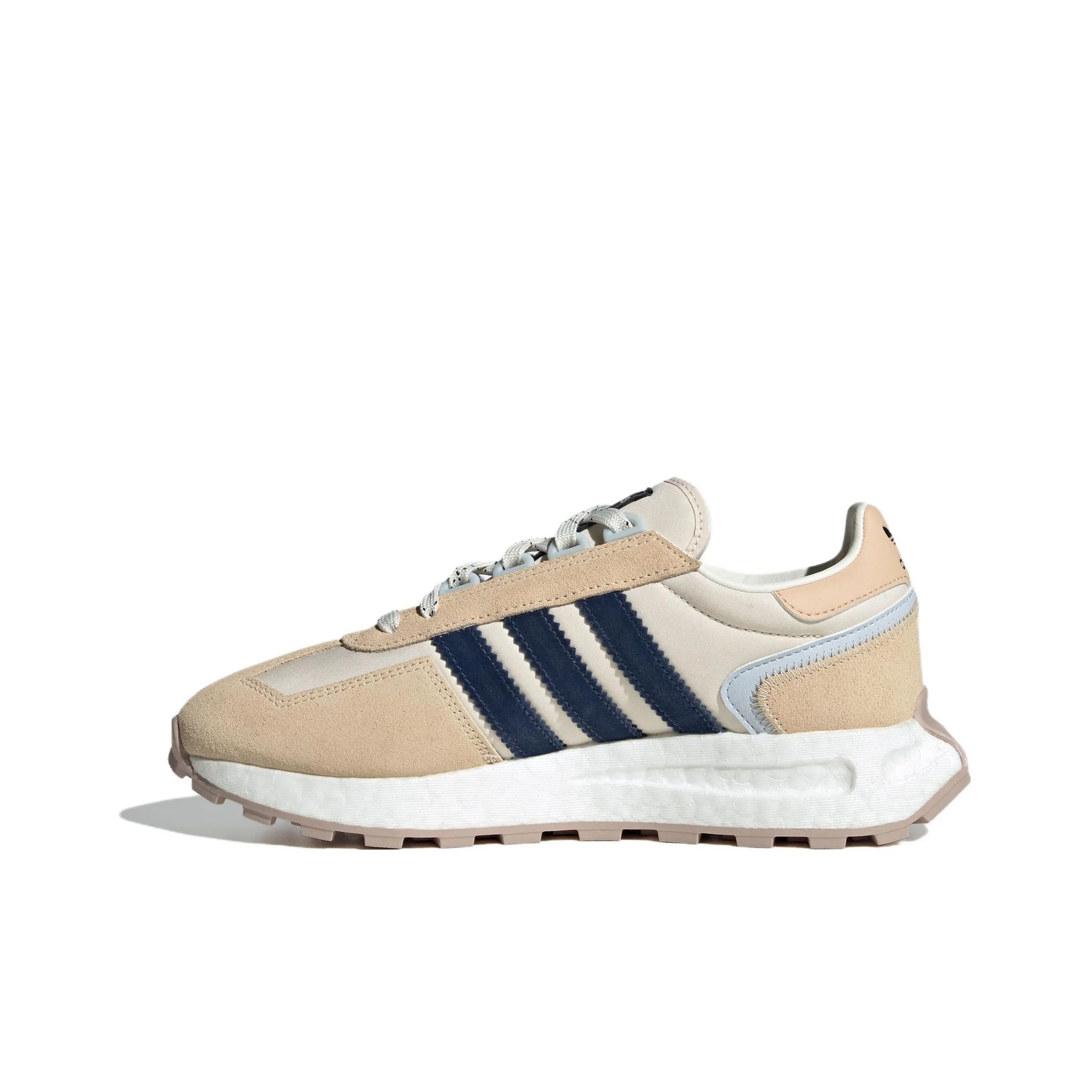 

Adidas Originals RETROPY Split Suede Cushioning, Wear Resistant Low top Running Shoes Women's Ecru IF3940