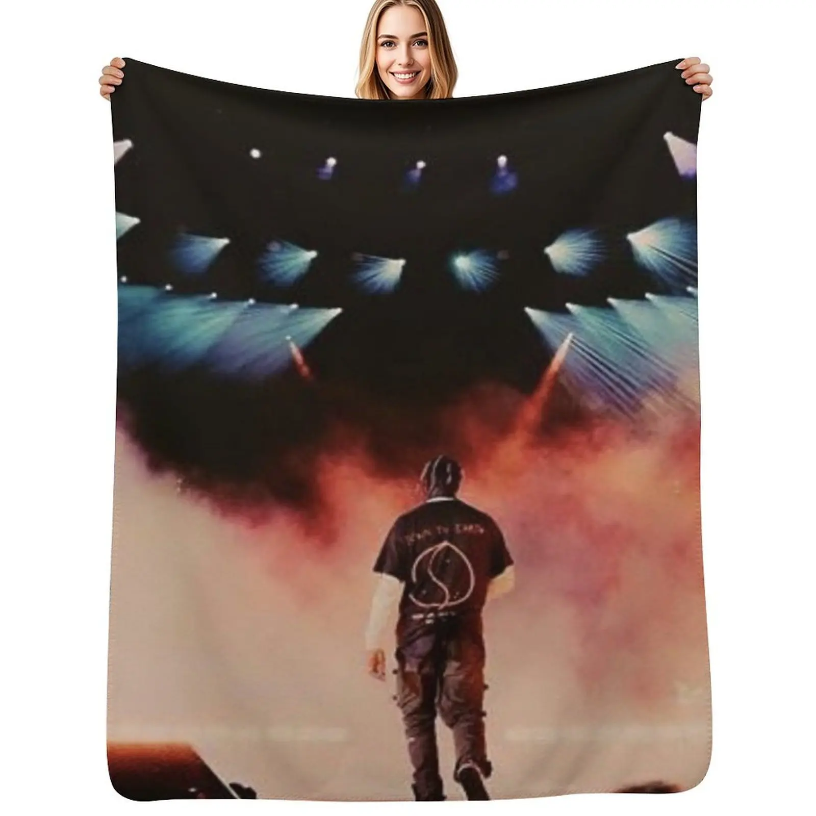 Astroworld Throw Blanket Cozy Microfiber Throw Blanket for Home Bedroom
