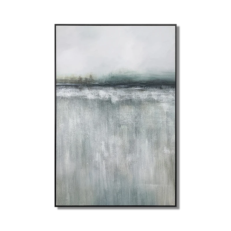 Home Decor Framed 3d Handpainted Picture Landscape Texture Wall Art Large Abstract Oil Paintings On Canvas