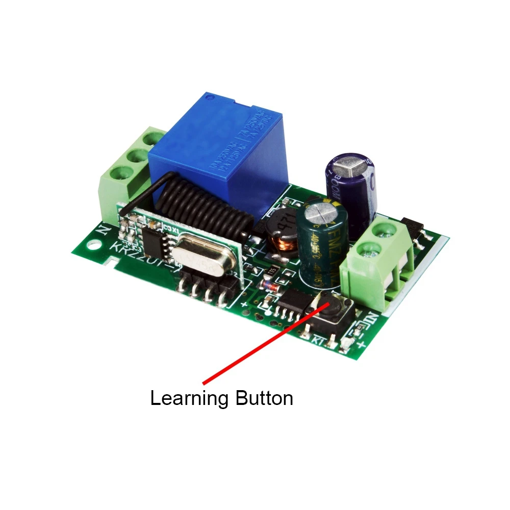 433MHz AC 110V 220V lámpara hogar inteligente inalámbrico RF Control remoto interruptor receptor K/G transmisor para Control de bombilla