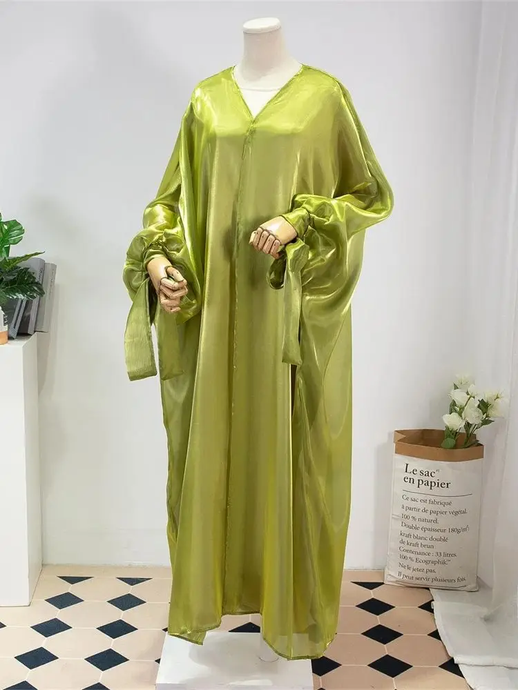 Abaya-Robe de prière pour femmes musulmanes, kimono pour Ramadan, Kaftan de Dubaï, Arabie saoudite, Turquie, Islam