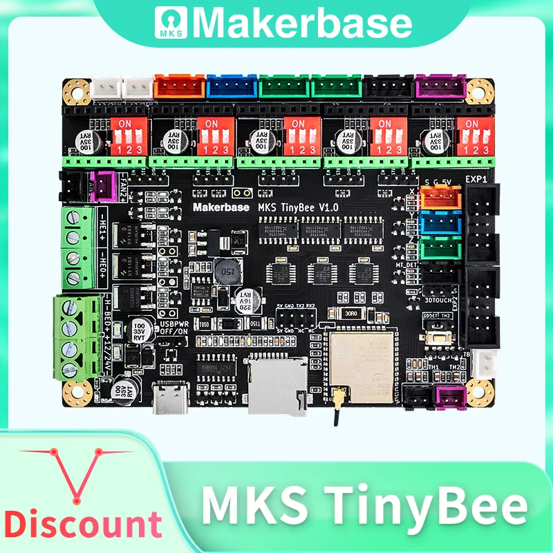 Makerbase MKS TinyBee płyta sterowania drukarki 3D ESP32 MCU części drukarki 3D ekran TFT funkcja wifi sterowanie WEB