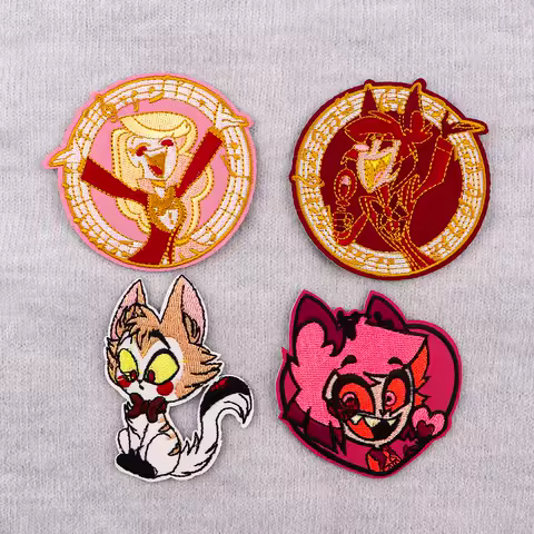 Funny Villains Embroidery Patch Cartoon Iron On Patches For Clothing Thermoadhesive Patches On Clothes DIY Sew Badges