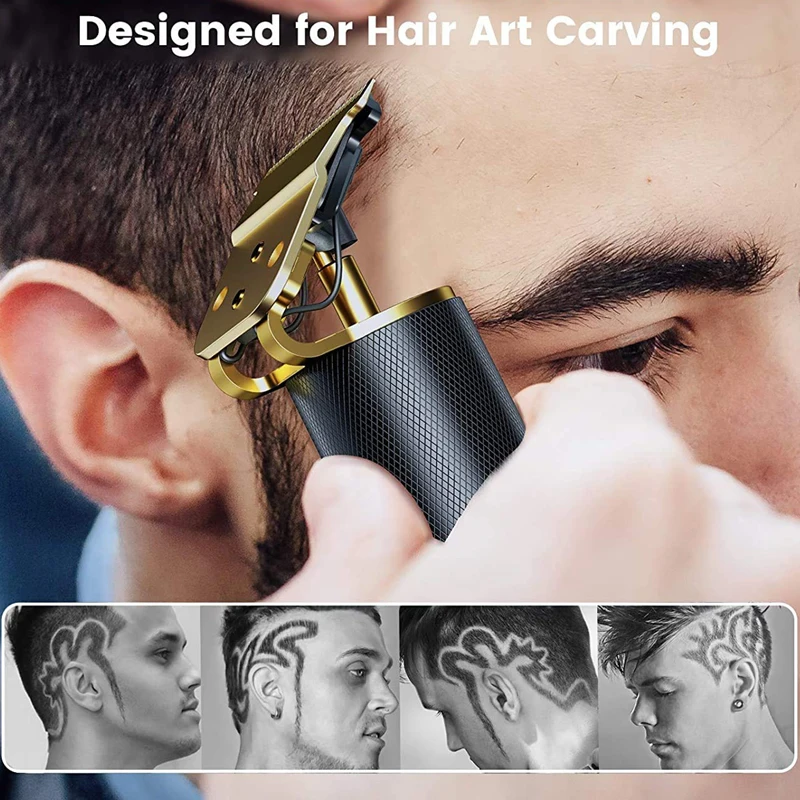 T9 Vintage Hair Trimmer Cordless Electric Hair Cutting Machine Portable Shaver Barber USB Fast Charging Hair Clipper For Hairdre image 5