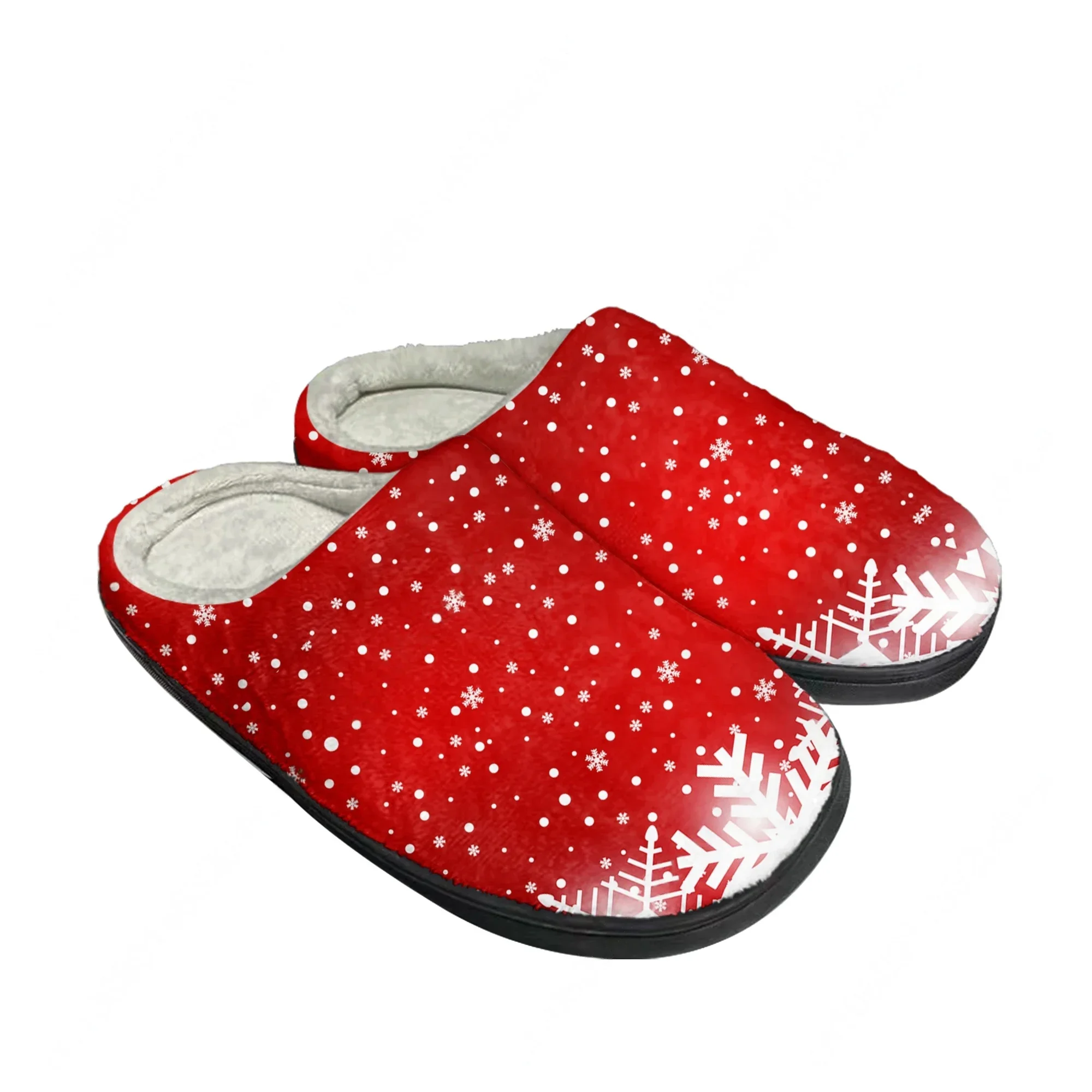 

Christmas Cotton Slippers Men Women Plush Bedroom Casual Keep Warm Home Bedroom Shoes Thermal Indoor Slipper Customized Shoe